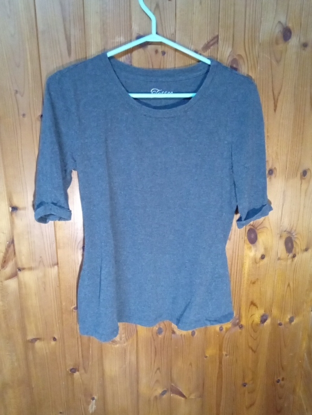 Women's Heather Gray Short-Sleeve Crewneck Tee